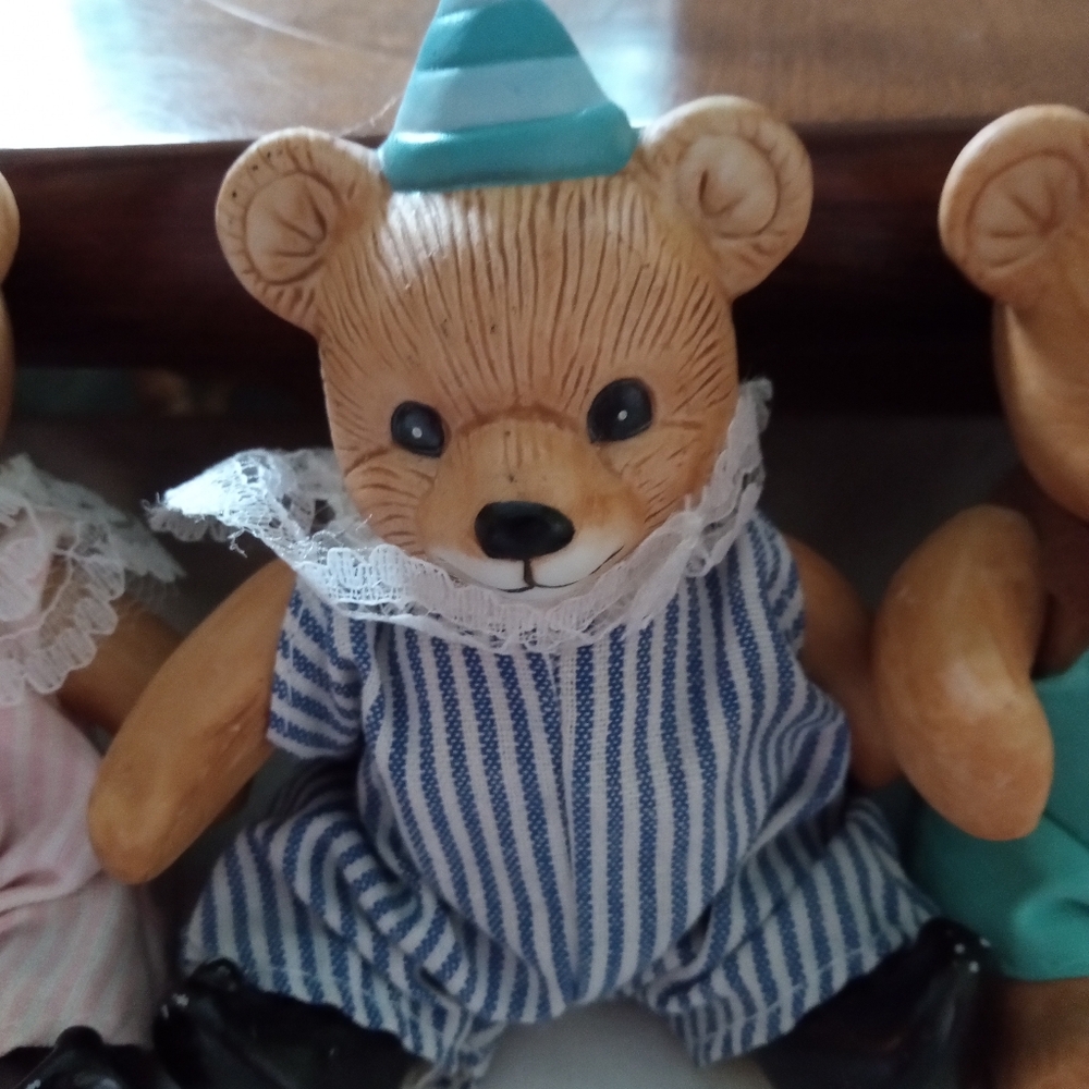Homco vintage porcelain Bear collection - Picture 3 of 8